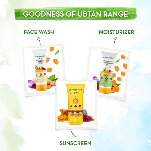 Mamaearth Ubtan De-Tan Sunscreen 50g
