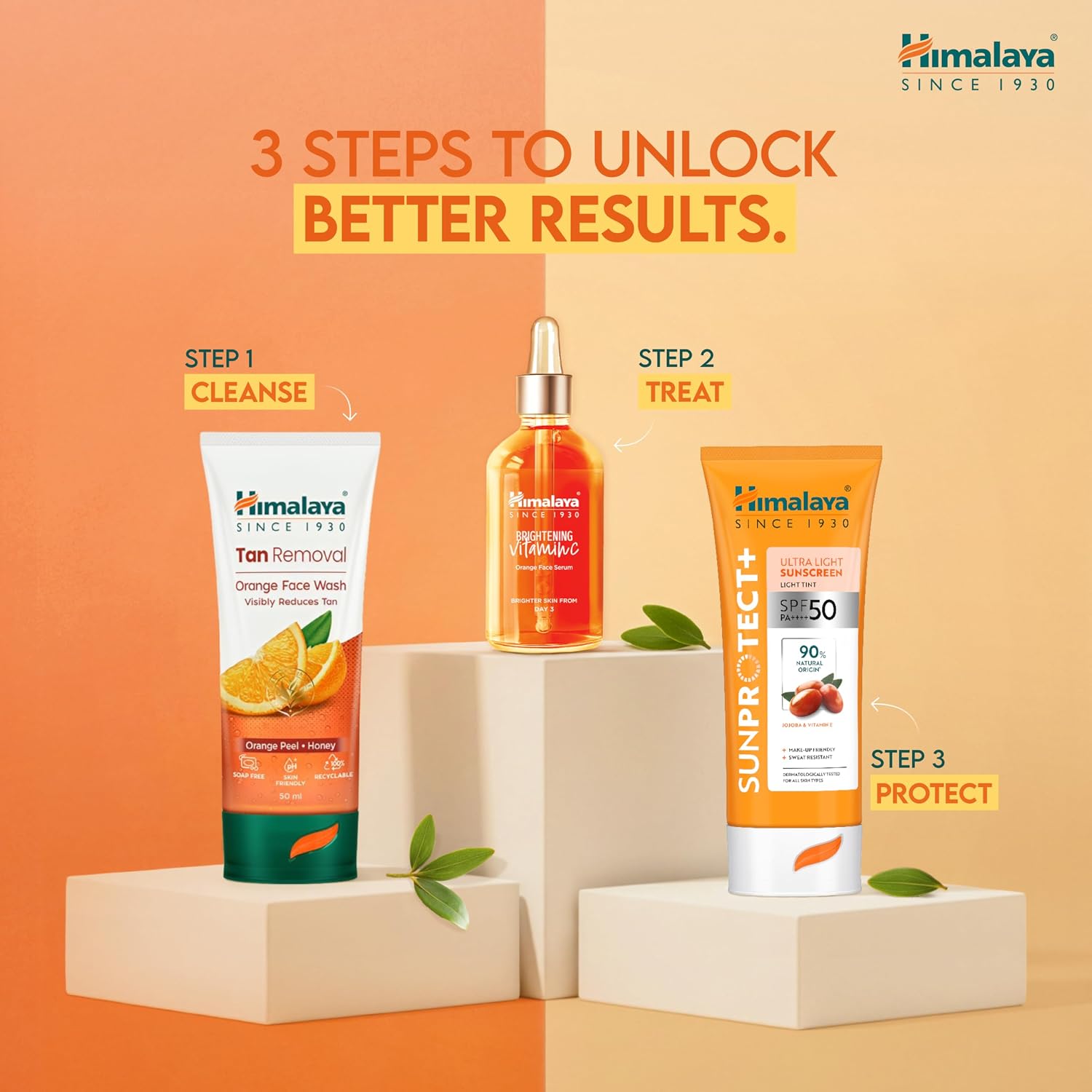 Himalaya Sun Protect+ Ultra Light Sunscreen Light Tint 50g
