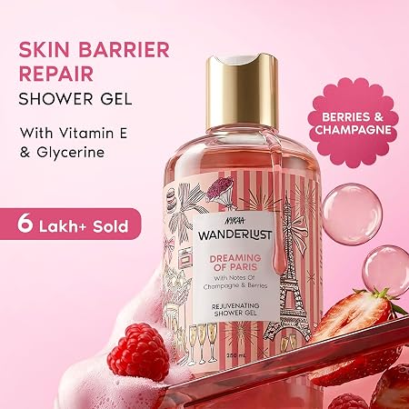 Nykaa Wanderlust Dreaming of Paris Shower Gel