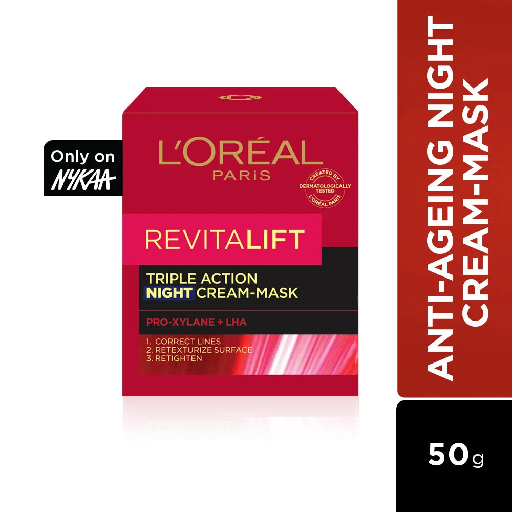 L'Oréal Paris Revitalift Night Cream - Mask