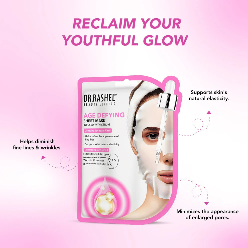 DR.RASHEL Beauty Elixirs Sheet Mask – Age Defying | Buy 1 Get 1 Free