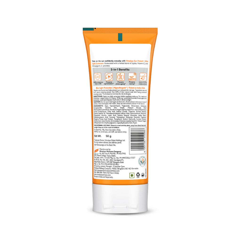 Himalaya Sun Protect + Ultra Light Sunscreen 50g