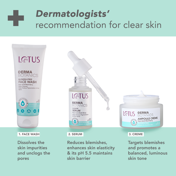 Lotus Derma Botanics Blemish Face Wash 100g