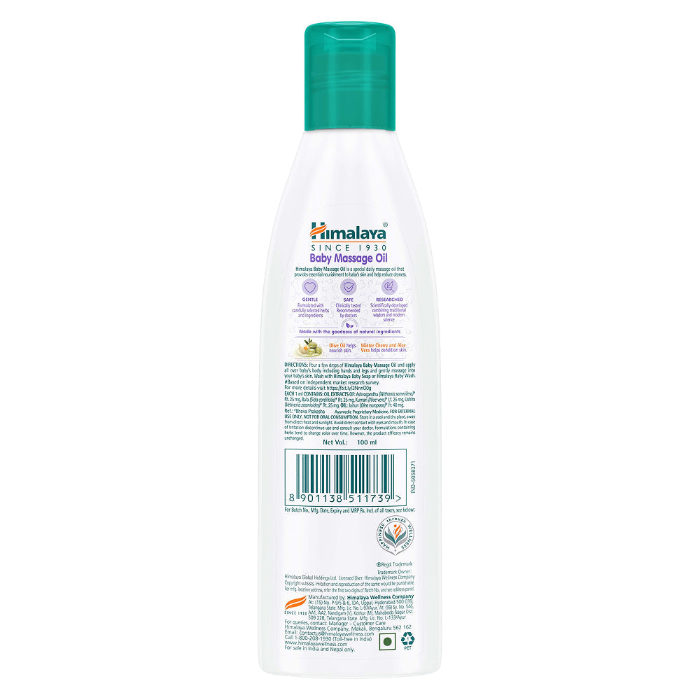 Himalaya Baby Massage Oil 100ml