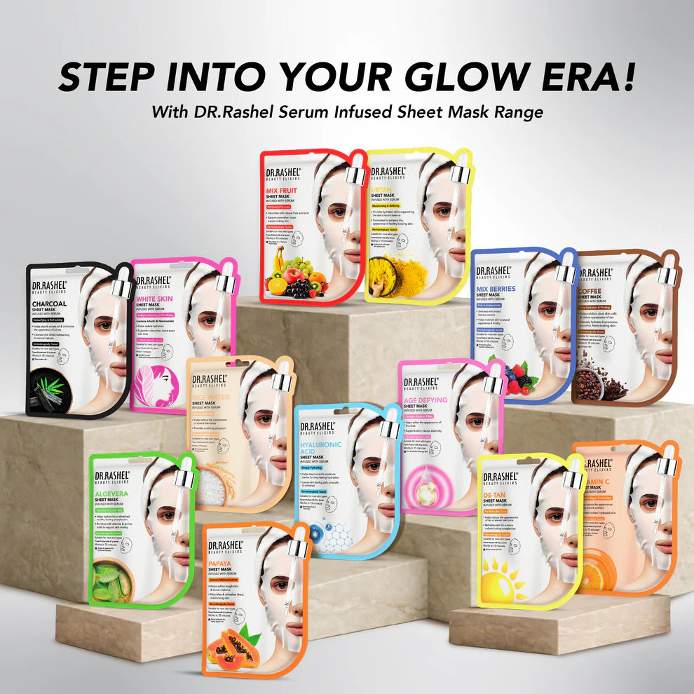 DR.RASHEL Beauty Elixirs Sheet Mask – Charcoal | Buy 1 Get 1 Free