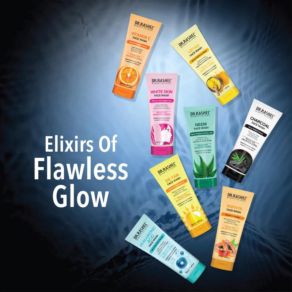 Dr.Rashel beauty elixirs face wash 50ml - charcoal