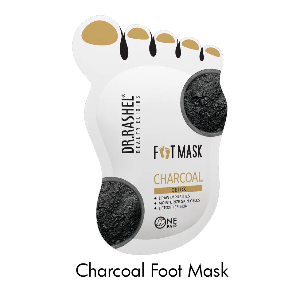 Dr.Rashel beauty elixirs foot mask - charcoal