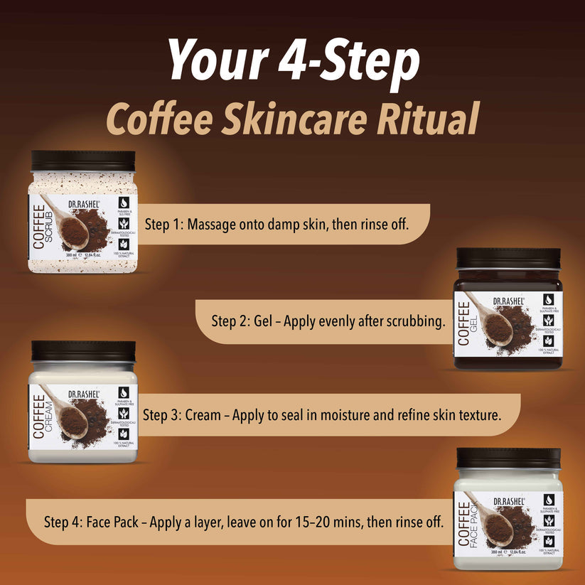 DR.RASHEL Beauty Elixirs 380ml Pack of 4 – Coffee
