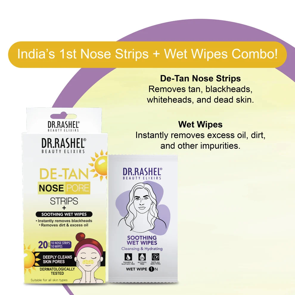 Dr.Rashel beauty elixirs nose pore 10 strips - detan
