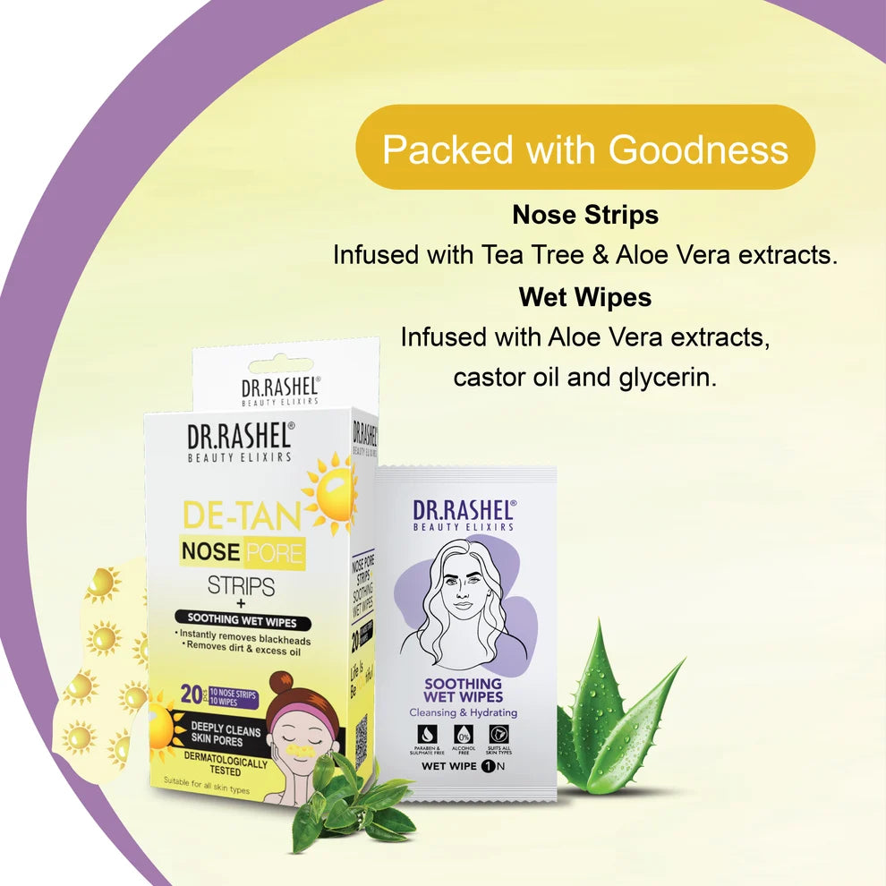 Dr.Rashel beauty elixirs nose pore 10 strips - detan