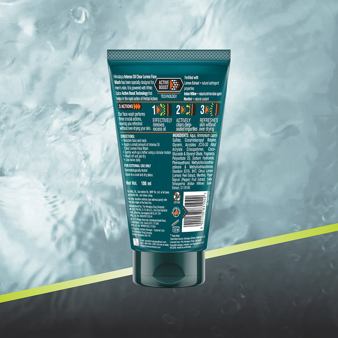 Himalaya Intense Oil Clear Lemon Face Wash 50ml