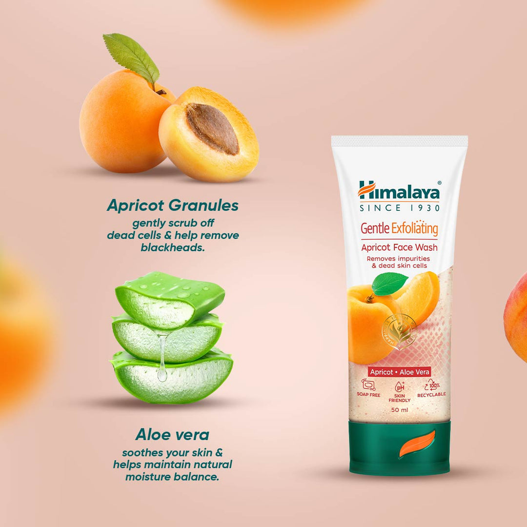 Himalaya Gentle Exfoliating Apricot Face Wash 50ml