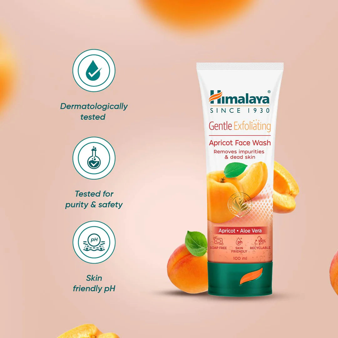 Himalaya Gentle Exfoliating Apricot Face Wash 100ml