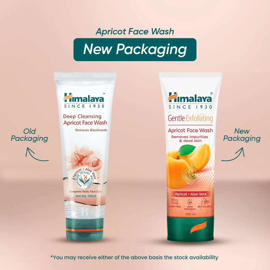 Himalaya Gentle Exfoliating Apricot Face Wash 100ml
