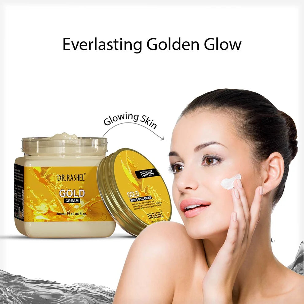 Dr.rashel Beauty Elixirs Face & Body Cream 380 Ml - Gold