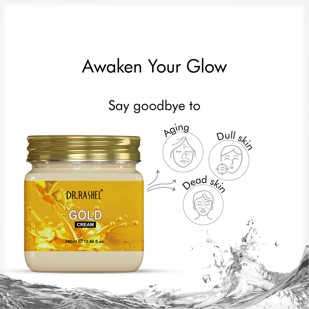 Dr.rashel Beauty Elixirs Face & Body Cream 380 Ml - Gold