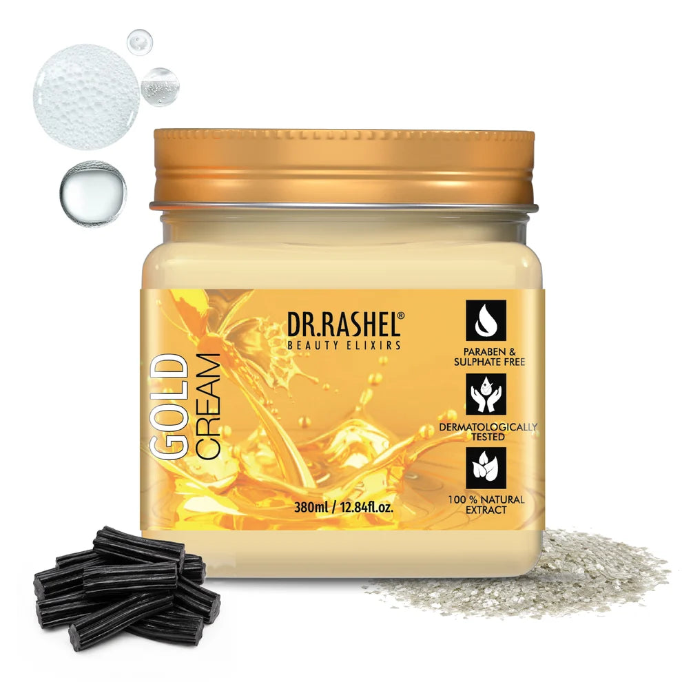 Dr.rashel Beauty Elixirs Face & Body Cream 380 Ml - Gold