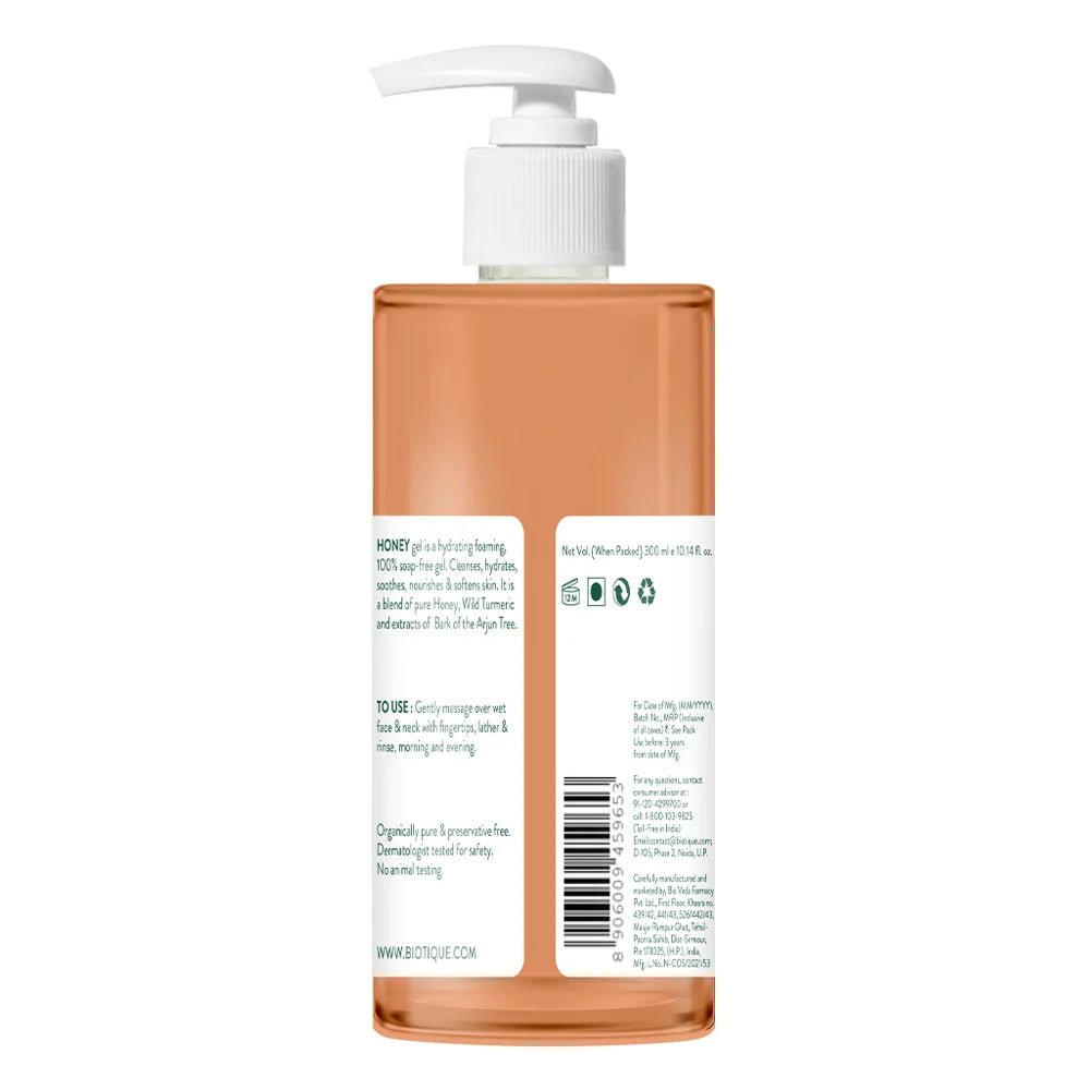 Biotique Bio-Honey Gel Sooth & Nourish Foaming Face Wash 100ml