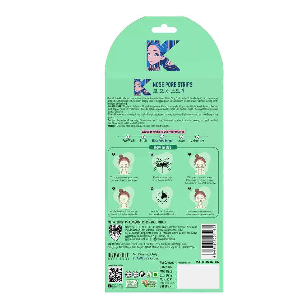 Dr.Rashel beauty elixirs nose strip - korean glass
