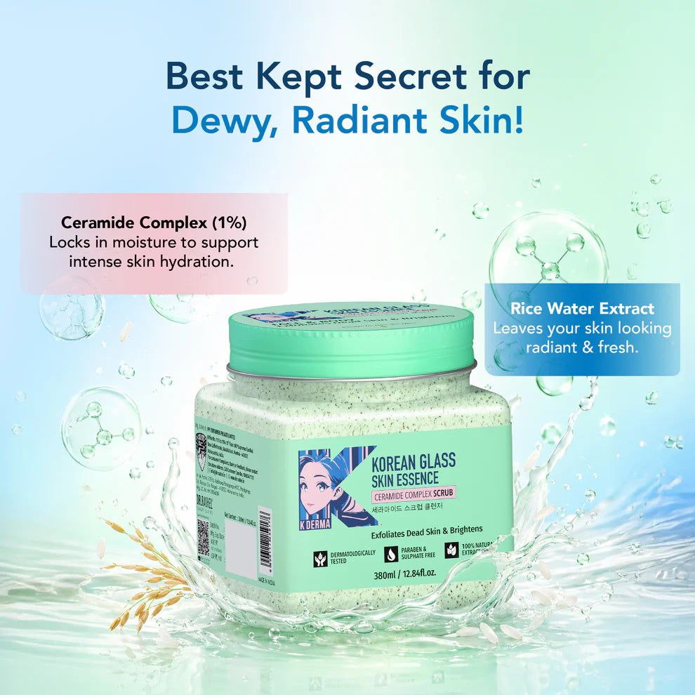 Dr.Rashel beauty elixirs face & body scrub 380ml - korean glass