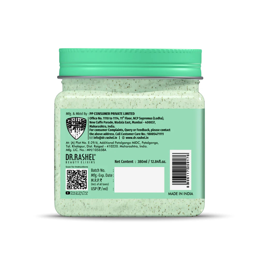 Dr.Rashel beauty elixirs face & body scrub 380ml - korean glass