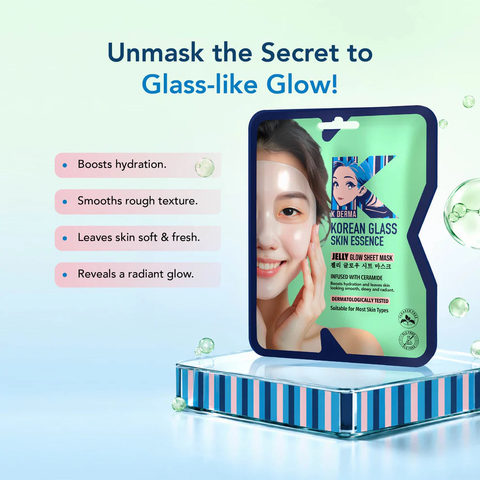 Dr.Rashel beauty elixirs jelly glow sheet mask - korean glass