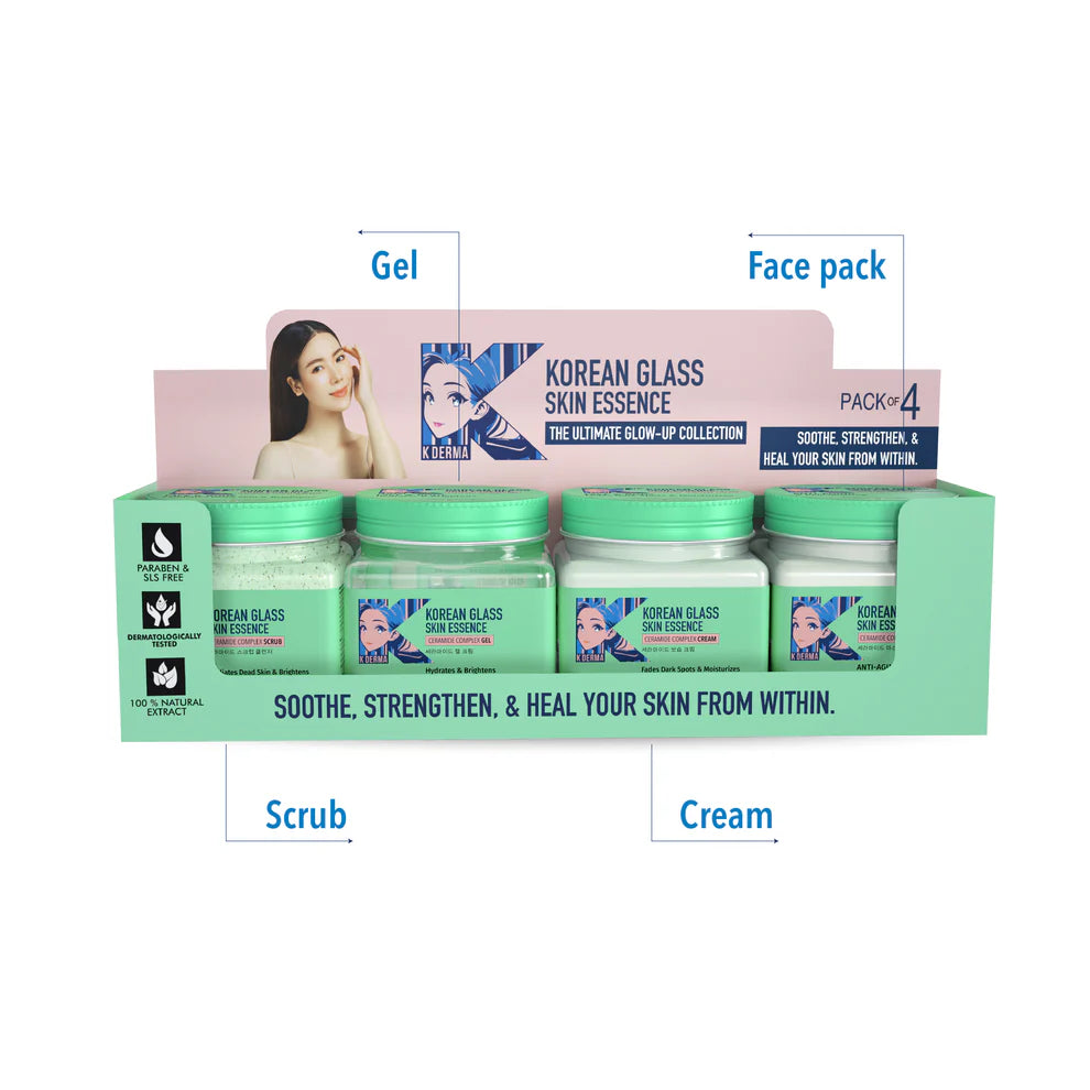 Dr.Rashel Beauty Elixirs 380 ML Pack Of 4 - Korean Glass