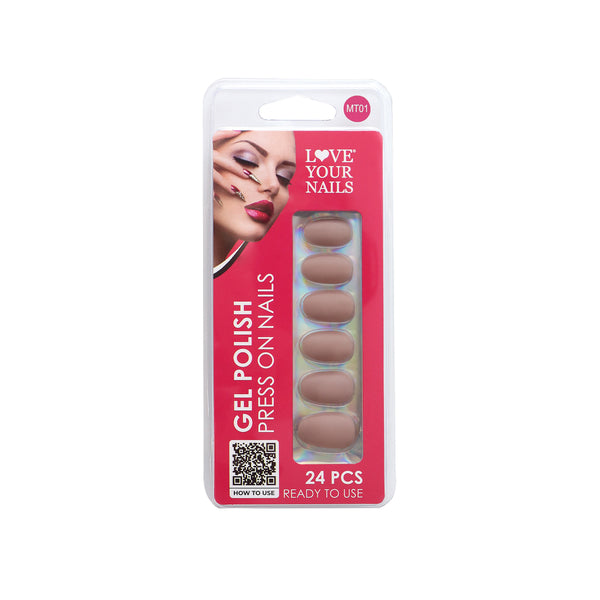 LYN Matte Color Gel Polish Press On Nail LYN49-MT07