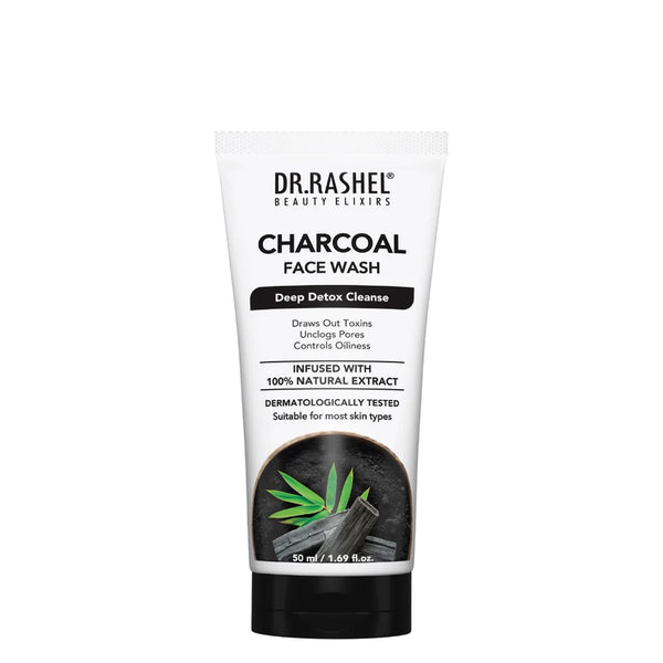 Dr.Rashel beauty elixirs face wash 50ml - charcoal