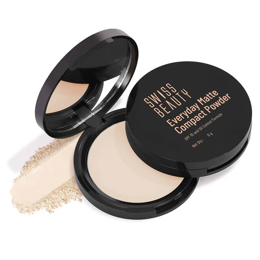 Swiss Beauty Matte Compact Powder 9G SB-409M1 - 02 Beige