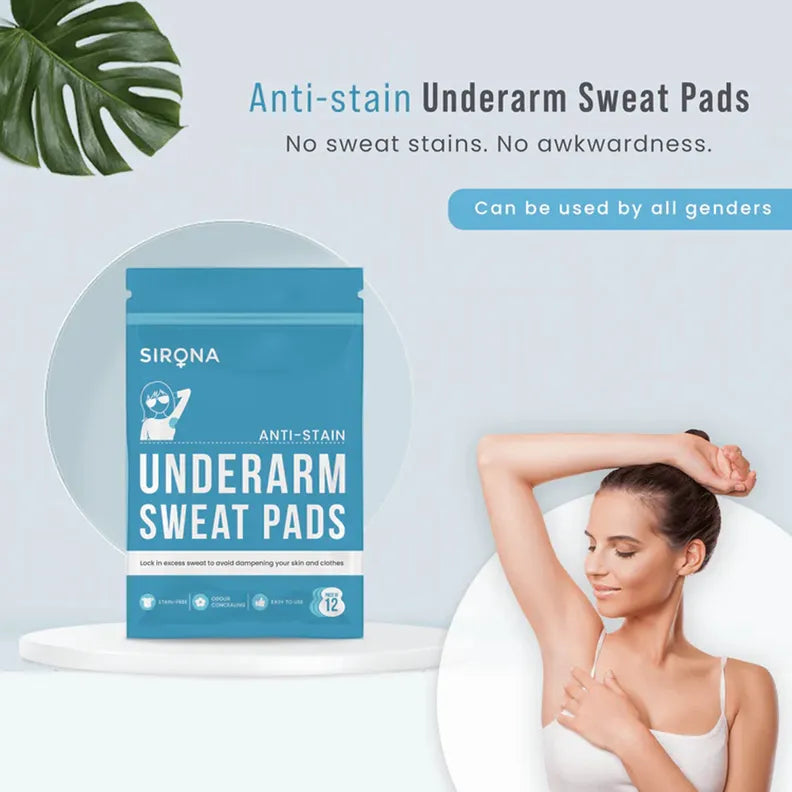 Sirona Under Arm Sweat Pads 12's