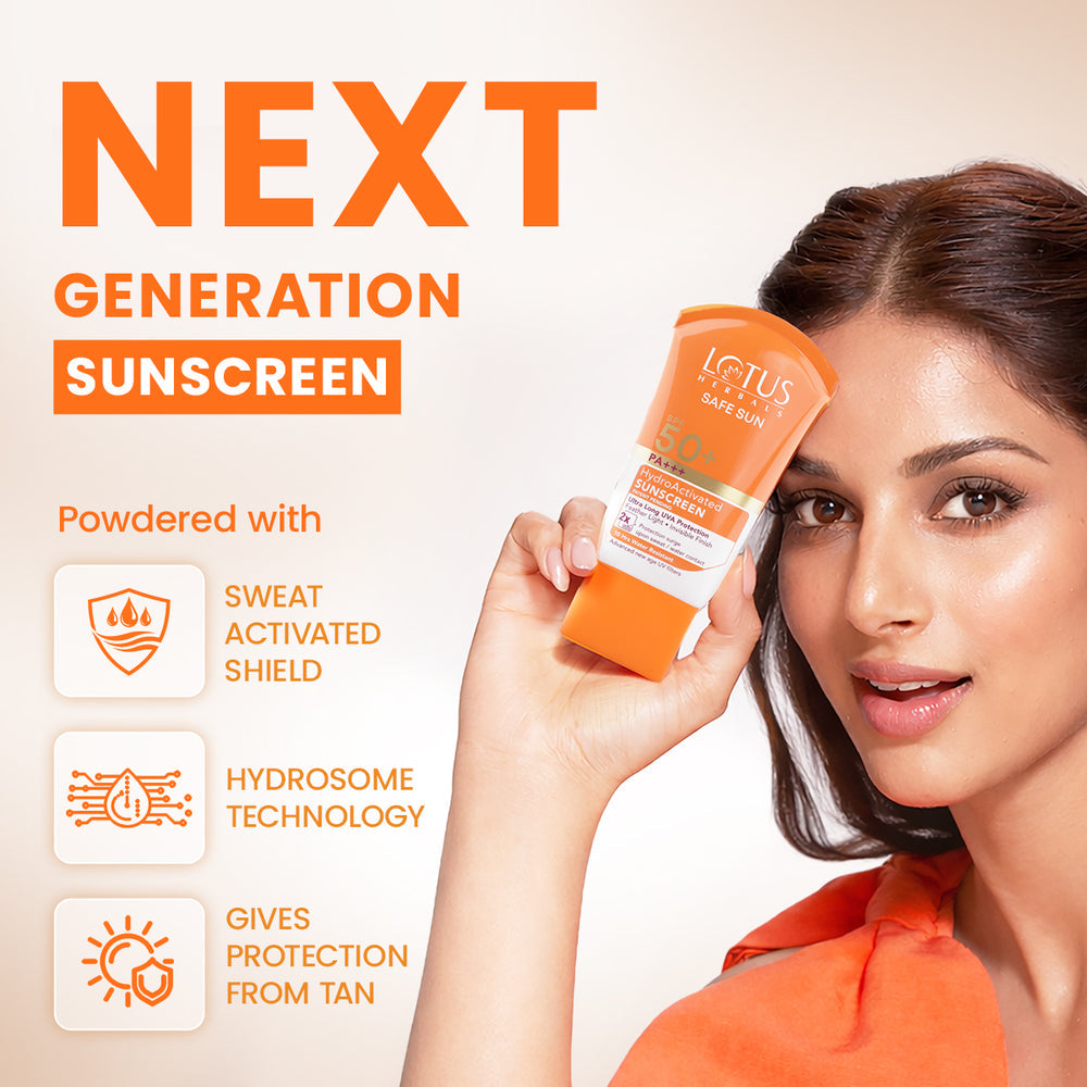 Lotus Safe Sub Hydroactivated Sunscreen SPF 50+ 50 ML