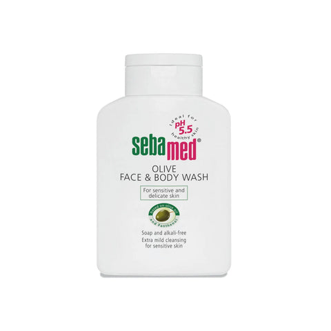 Olive Face & Body Wash 200ml Soap-free and gentle cleanser