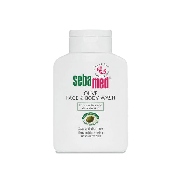 Olive Face & Body Wash 200ml Soap-free and gentle cleanser