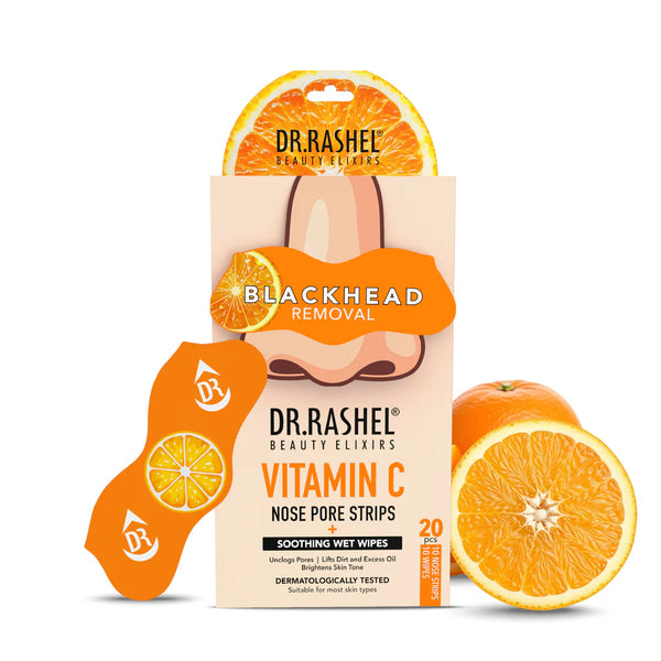 DR.RASHEL Beauty Elixirs Nose Pore Strips – Vitamin C 10 Strips
