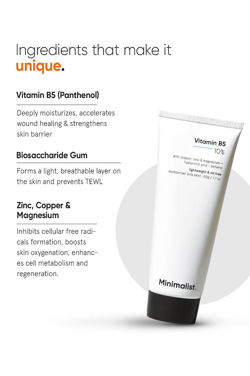 Minimalist Vitamin B5 10% Moisturizer 100g
