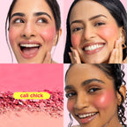 NYKAA Get Cheeky Blush Duo Malibu Barbie 03