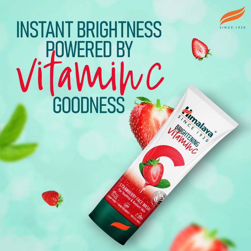Himalaya Brightening Vitamin C Strawberry Face Wash 50ml