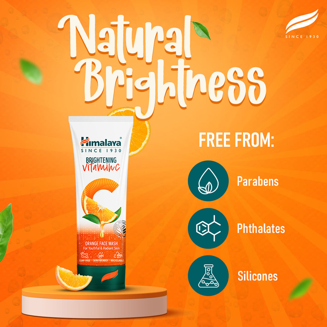 Himalaya Brightening Vitamin C Orange Face Wash (50ml)