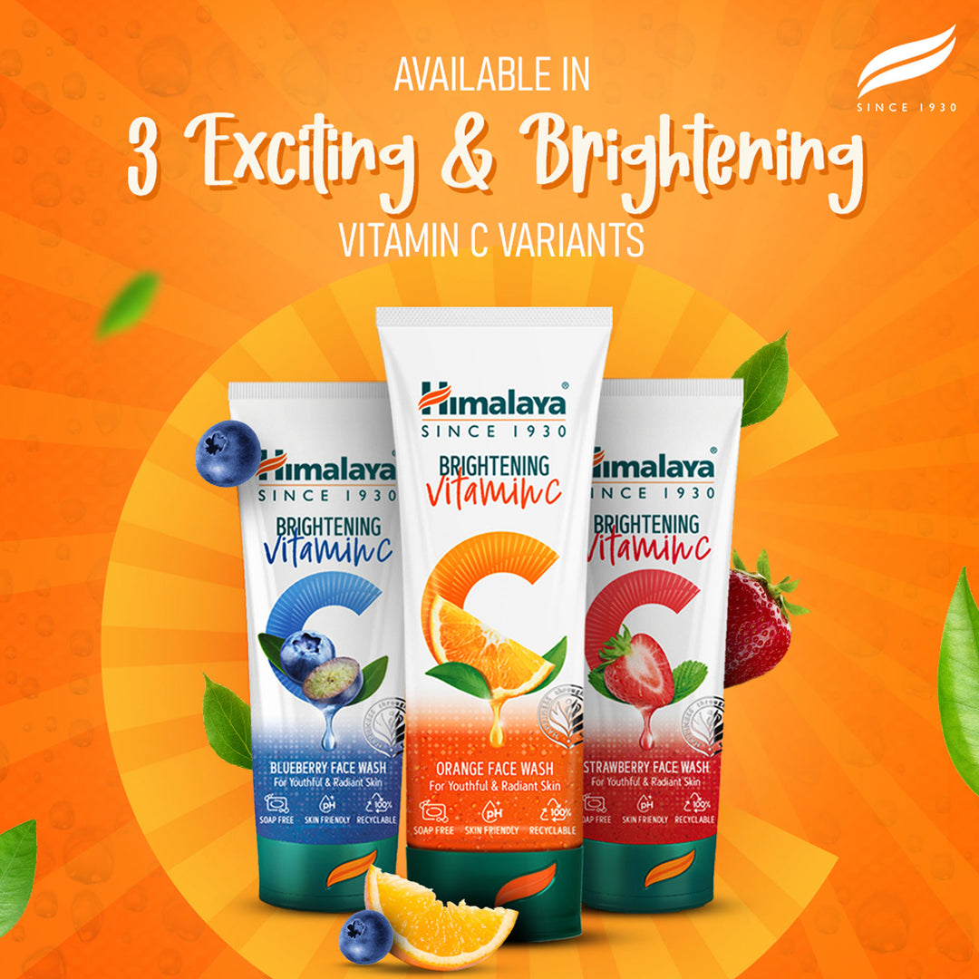 Himalaya Brightening Vitamin C Orange Face Wash (50ml)
