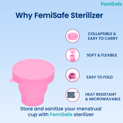 FemiSafe Sterilizer for Menstrual CUP (Pack of 1)