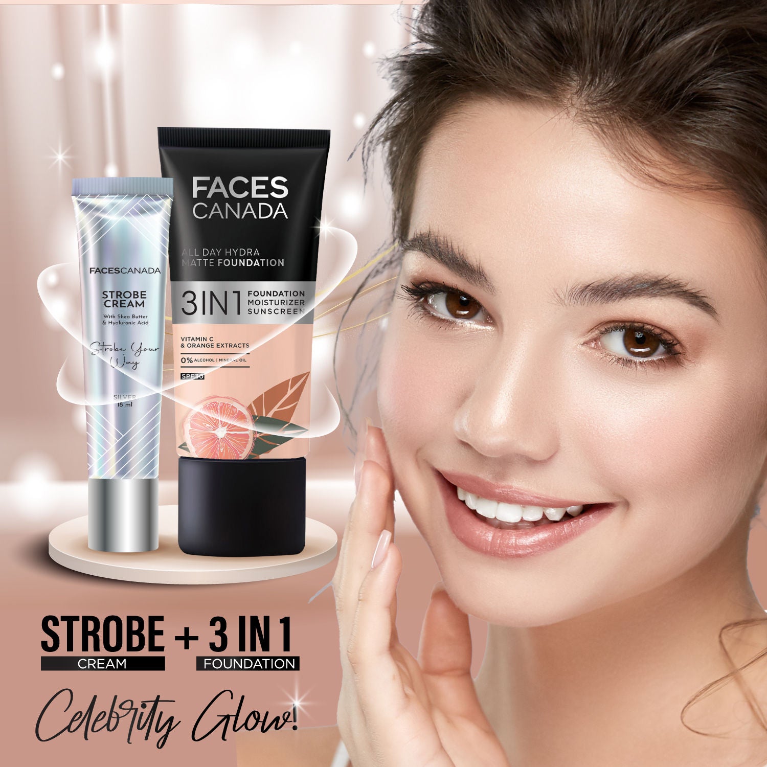 Faces Canada Strobe Cream Silver 18ml