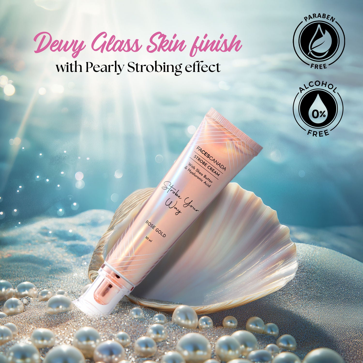 Faces Canada Strobe Cream Rose Gold