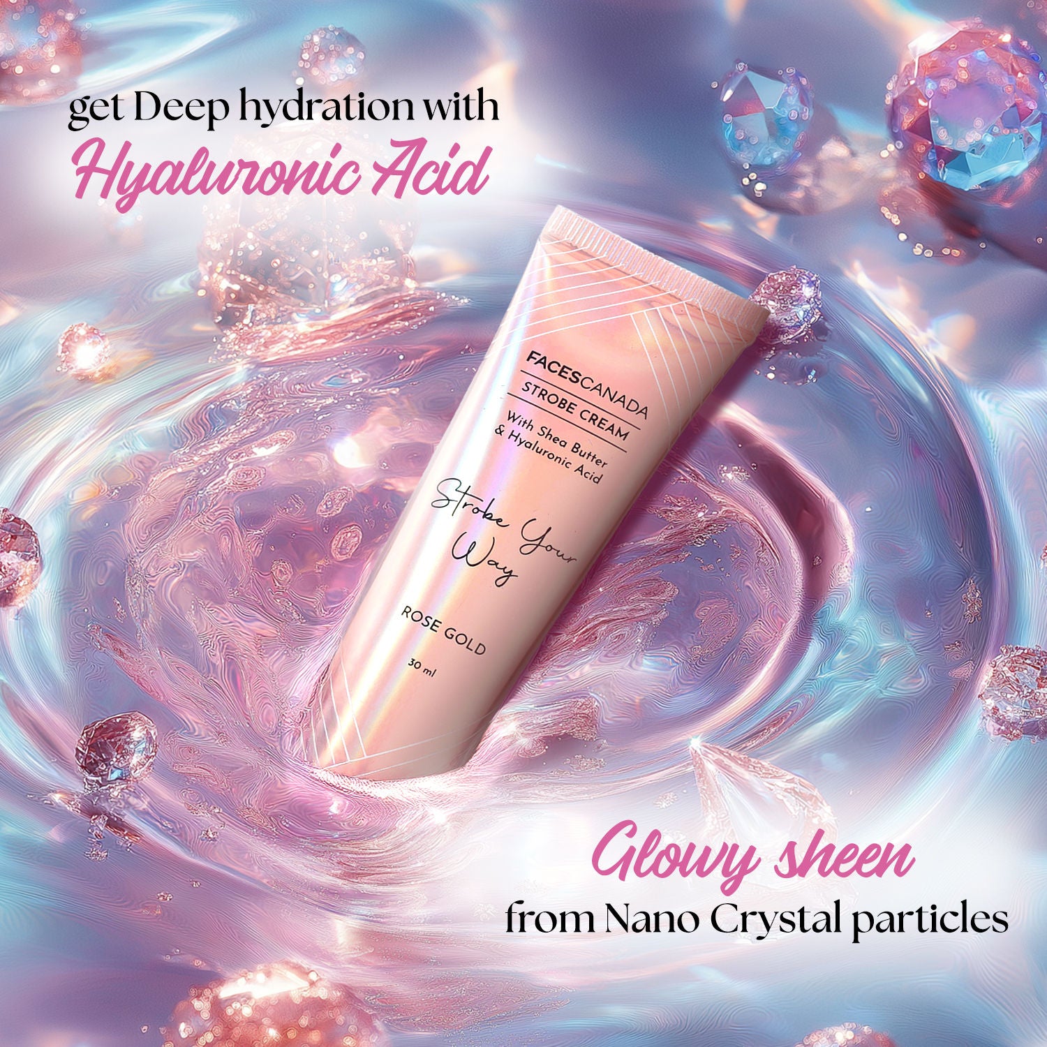 Faces Canada Strobe Cream Rose Gold