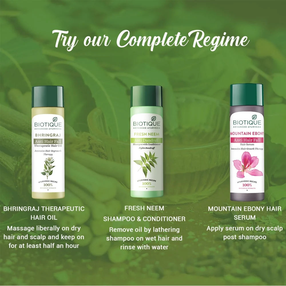 Biotique Bio-Fresh Neem Anti-Dandruff Shampoo & Conditioner 180ml