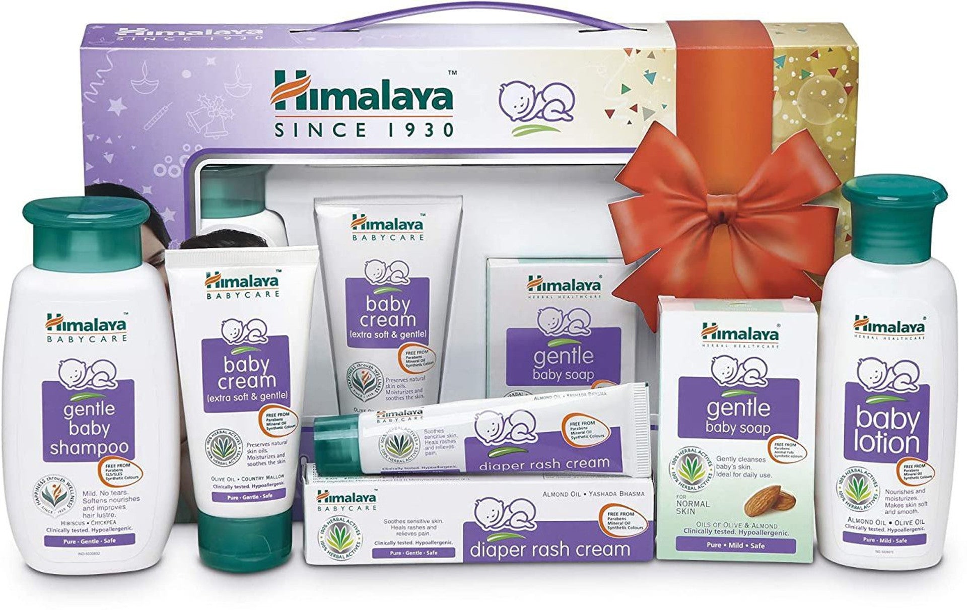 Himalaya Happy Baby Gift Pack 5's (Mini with Window) with Ribbon