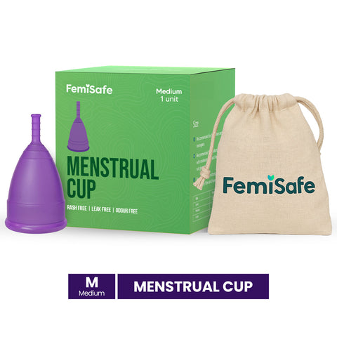 FemiSafe Menstrual Cup - Medium (Pack of 1)