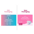 FemiSafe Disposable Period Panties | Leak proof, Ultra soakage & 360 degree coverage Sanitary Pad (Pack of 5)