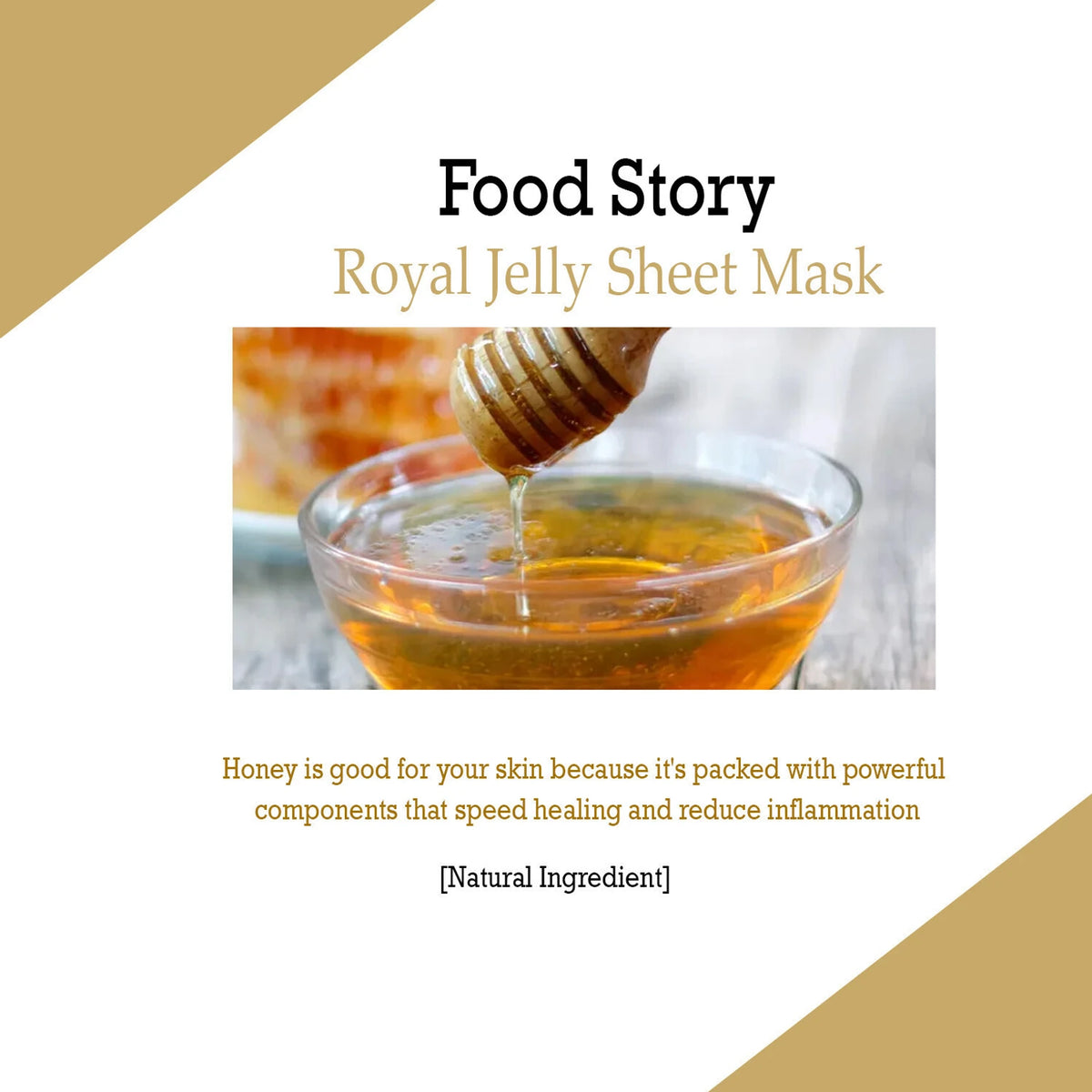 ORJENA Natural Moisture Royal Jelly Mask Sheet