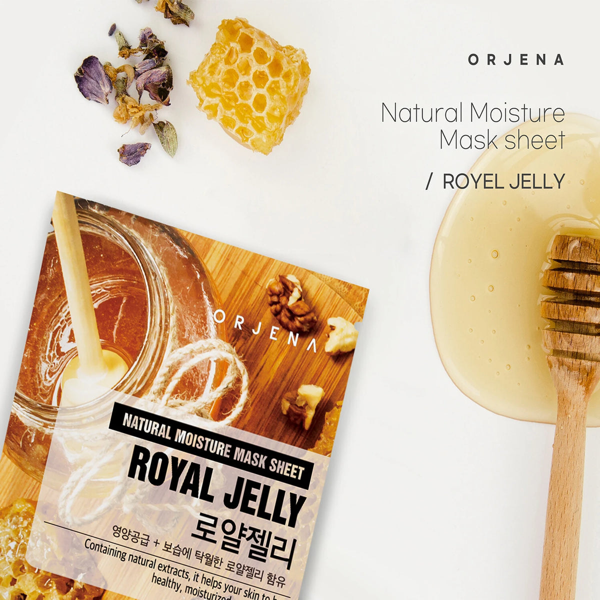 ORJENA Natural Moisture Royal Jelly Mask Sheet